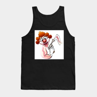 Clown with a gun Tank Top